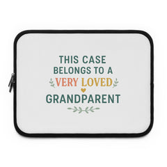 Laptop Sleeve for Grandparents - Gift for Tech Lovers, Computer Case, Cute Tech Accessory, Holiday Gift, Gift for Him/Her