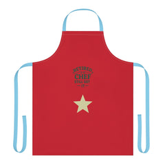 Retired Chef Apron - AOP with 5-Color Straps, Gift for Cooking Enthusiasts, Fun Kitchen Accessory, Perfect for Retirement Parties