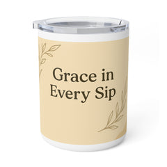 Insulated Coffee Mug, Grace in Every Sip – Perfect for Gifts, Home, Office, Travel, Tea Lovers