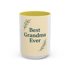 Best Grandma Ever Colorful Mug - Unique Gift for Grandma, Thoughtful Coffee Mug, Great for Mother s Day, Birthday