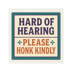 Senior Driver Car Magnet - Fun Automotive Decor, Gift for Seniors, Personalized Vehicle Sign, Patience Reminder, Funny Driving Magnet