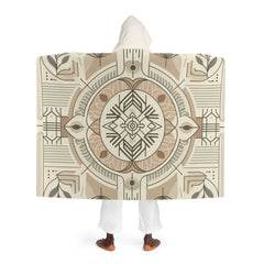 Hooded Sherpa Fleece Blanket