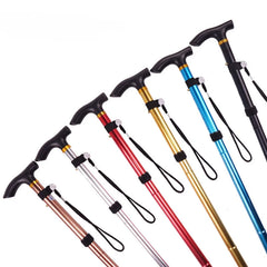 Foldable Aluminum Walking Cane – Lightweight Support for Seniors