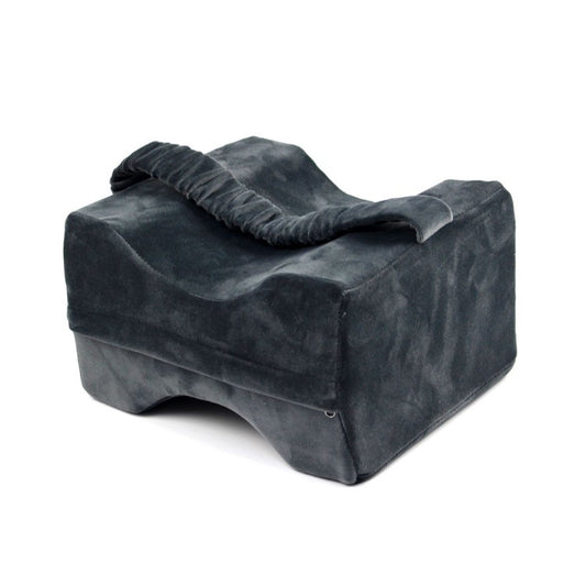 Orthopedic Memory Foam Knee Pillow with Strap – Gentle Sleep Support