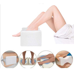 Orthopedic Memory Foam Knee Pillow with Strap – Gentle Sleep Support