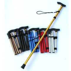 Foldable Aluminum Walking Cane – Lightweight Support for Seniors
