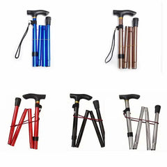 Foldable Aluminum Walking Cane – Lightweight Support for Seniors
