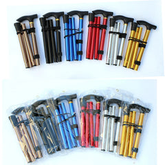 Foldable Aluminum Walking Cane – Lightweight Support for Seniors