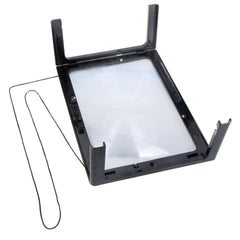 Full Page Magnifier with LED Lights – Hands-Free Reading Aid for Seniors 3X Zoom