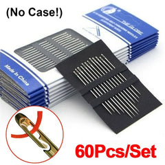 Blind Needle Set for Elderly β Easy Threading Sewing Needles (12β60pcs)