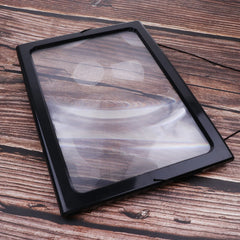 Full Page Magnifier with LED Lights – Hands-Free Reading Aid for Seniors 3X Zoom