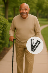 Foldable Aluminum Walking Cane – Lightweight Support for Seniors