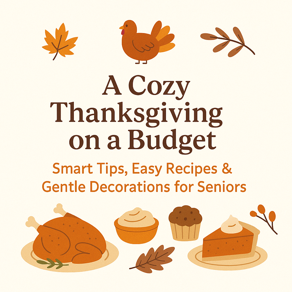 A Cozy Thanksgiving on a Budget: Smart Tips, Easy Recipes & Gentle Decorations for Seniors
