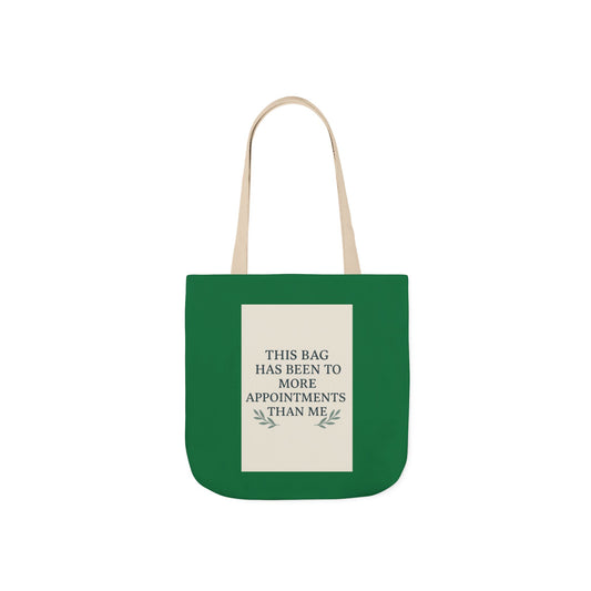 Canvas Tote Bag with Colorful Straps - Perfect Gift for Grandmothers