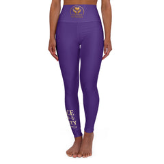 Empowering High Waisted Yoga Leggings for Elderly Woman