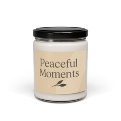 Peaceful Moments Scented Soy Candle | Relaxation Gift, Aromatherapy, Home Decor, Self-Care, Mindfulness