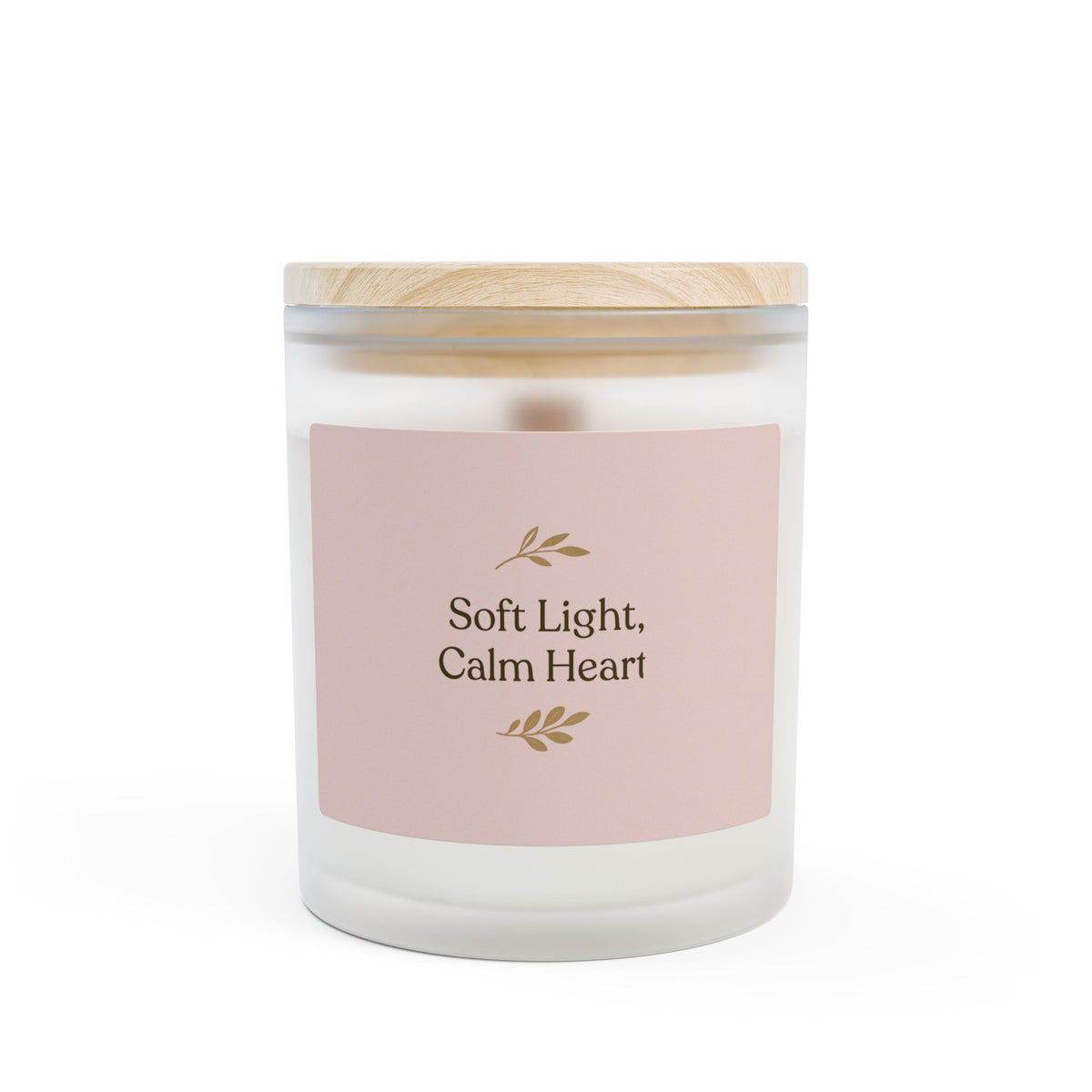 Soothing Candle, Cozy Home Decor, Gift for Her, Relaxing Aromatherapy Candle, Candle with Soft Light, Calm Heart Candle