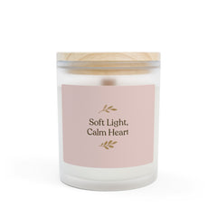 Soothing Candle, Cozy Home Decor, Gift for Her, Relaxing Aromatherapy Candle, Candle with Soft Light, Calm Heart Candle