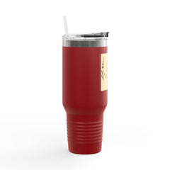 Rest, Relax & Renew Insulated Travel Mug, 40oz - Motivational Drinkware, Perfect for Gifts, Outdoor Adventures, Self-Care & Relaxation