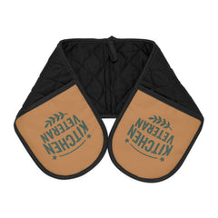Kitchen Veteran Oven Mitts - Perfect for Home Cooks, BBQ Lovers, Gift for Holidays, Cooking Parties, Kitchen Decor