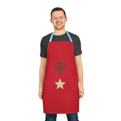 Retired Chef Apron - AOP with 5-Color Straps, Gift for Cooking Enthusiasts, Fun Kitchen Accessory, Perfect for Retirement Parties