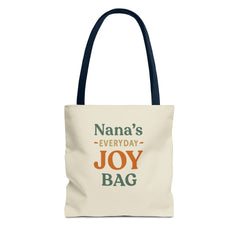 Nana's Everyday Joy Tote Bag, Perfect Gift for Grandmothers, Eco-Friendly Shopping Bag, Yellow All-Over Print, Birthday, Mother's Day, [...]