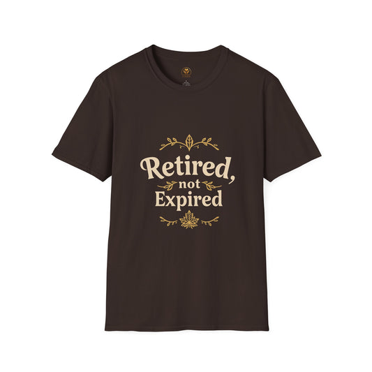 Retired, Not Expired T-Shirt - Fun Retirement Gift for Her