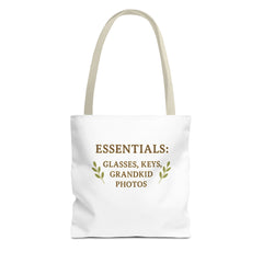Essentials Tote Bag - Perfect for Grandma, Stylish Shopping, Beach Days, Gifts for Her, Personalized Bag