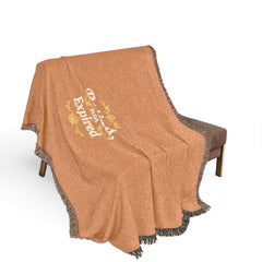 Gratitude Woven Blanket, Cozy Throws, Home Decor, Gift for Her, Inspirational Decor, Cozy Living, Everyday Comfort