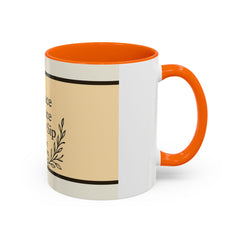 Comforting Accent Coffee Mug - Embrace Peace, Perfect Gift for Seniors, Home Decor, Relaxation, Tea Lover's Essential