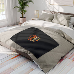 Cozy Arctic Fleece Blanket, Inspirational Home Decor, Thoughtful Gift for Loved Ones, Perfect for Cozy Nights, Warmth and Comfort
