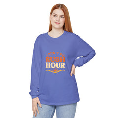 Elderly Unisex Long Sleeve T-Shirt - 'I Don't Do Rush Hour' Casual Wear