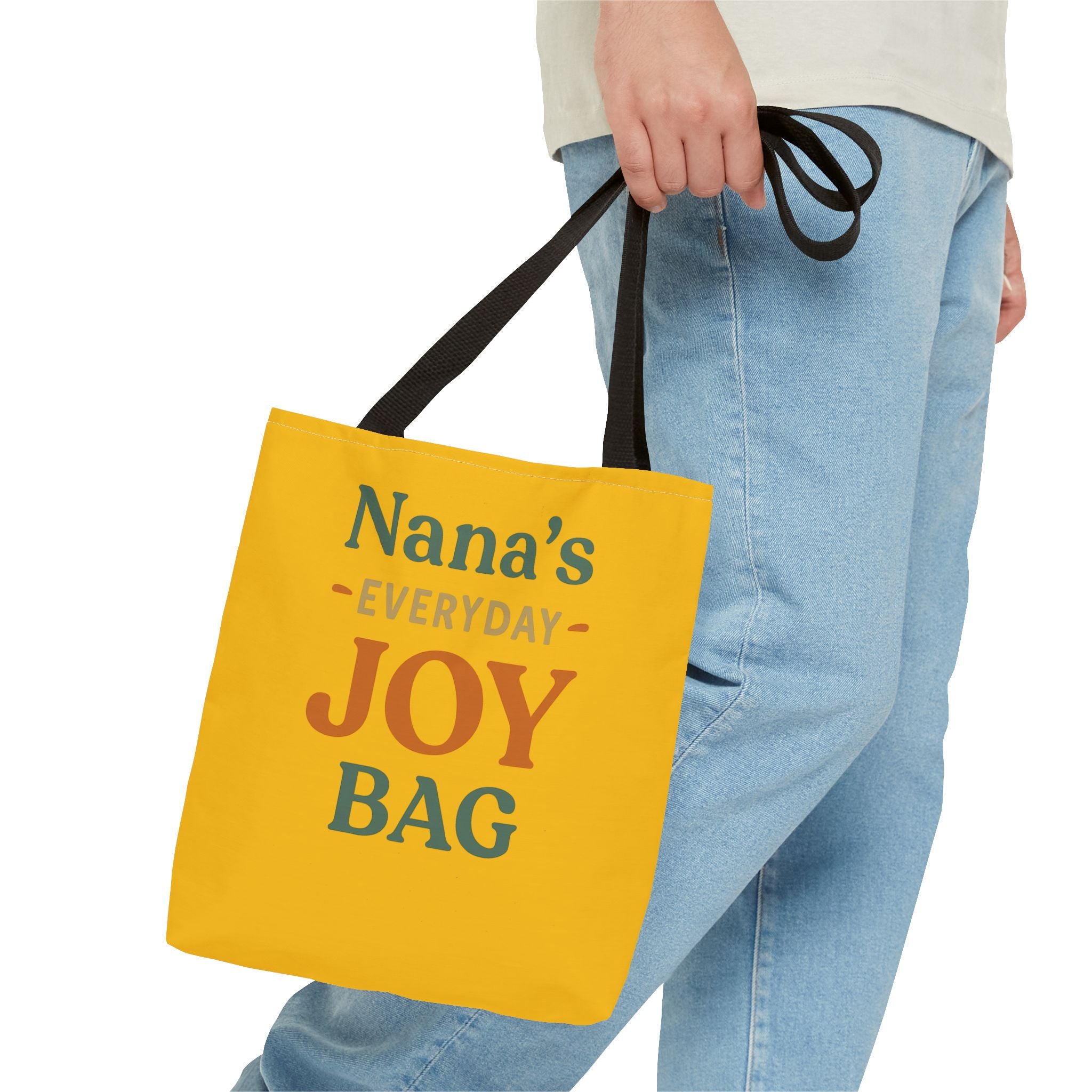 Nana's Everyday Joy Tote Bag, Perfect Gift for Grandmothers, Eco-Friendly Shopping Bag, Yellow All-Over Print, Birthday, Mother's Day, [...]