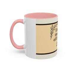 Comforting Accent Coffee Mug - Embrace Peace, Perfect Gift for Seniors, Home Decor, Relaxation, Tea Lover's Essential