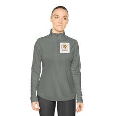Vintage Stretch Action Ladies Quarter-Zip Pullover