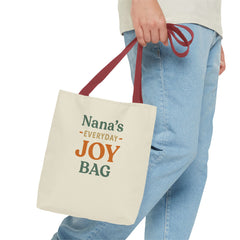 Nana's Everyday Joy Tote Bag, Perfect Gift for Grandmothers, Eco-Friendly Shopping Bag, Yellow All-Over Print, Birthday, Mother's Day, [...]