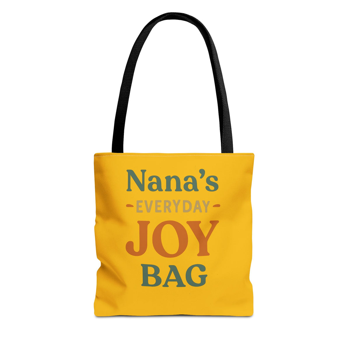 Nana's Everyday Joy Tote Bag, Perfect Gift for Grandmothers, Eco-Friendly Shopping Bag, Yellow All-Over Print, Birthday, Mother's Day, [...]