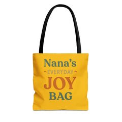 Nana's Everyday Joy Tote Bag, Perfect Gift for Grandmothers, Eco-Friendly Shopping Bag, Yellow All-Over Print, Birthday, Mother's Day, [...]