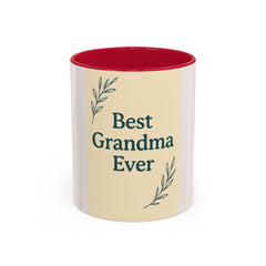 Best Grandma Ever Colorful Mug - Unique Gift for Grandma, Thoughtful Coffee Mug, Great for Mother s Day, Birthday