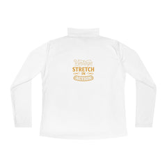 Vintage Stretch Action Ladies Quarter-Zip Pullover