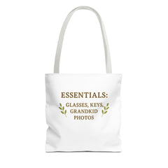 Essentials Tote Bag - Perfect for Grandma, Stylish Shopping, Beach Days, Gifts for Her, Personalized Bag