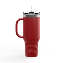 Rest, Relax & Renew Insulated Travel Mug, 40oz - Motivational Drinkware, Perfect for Gifts, Outdoor Adventures, Self-Care & Relaxation