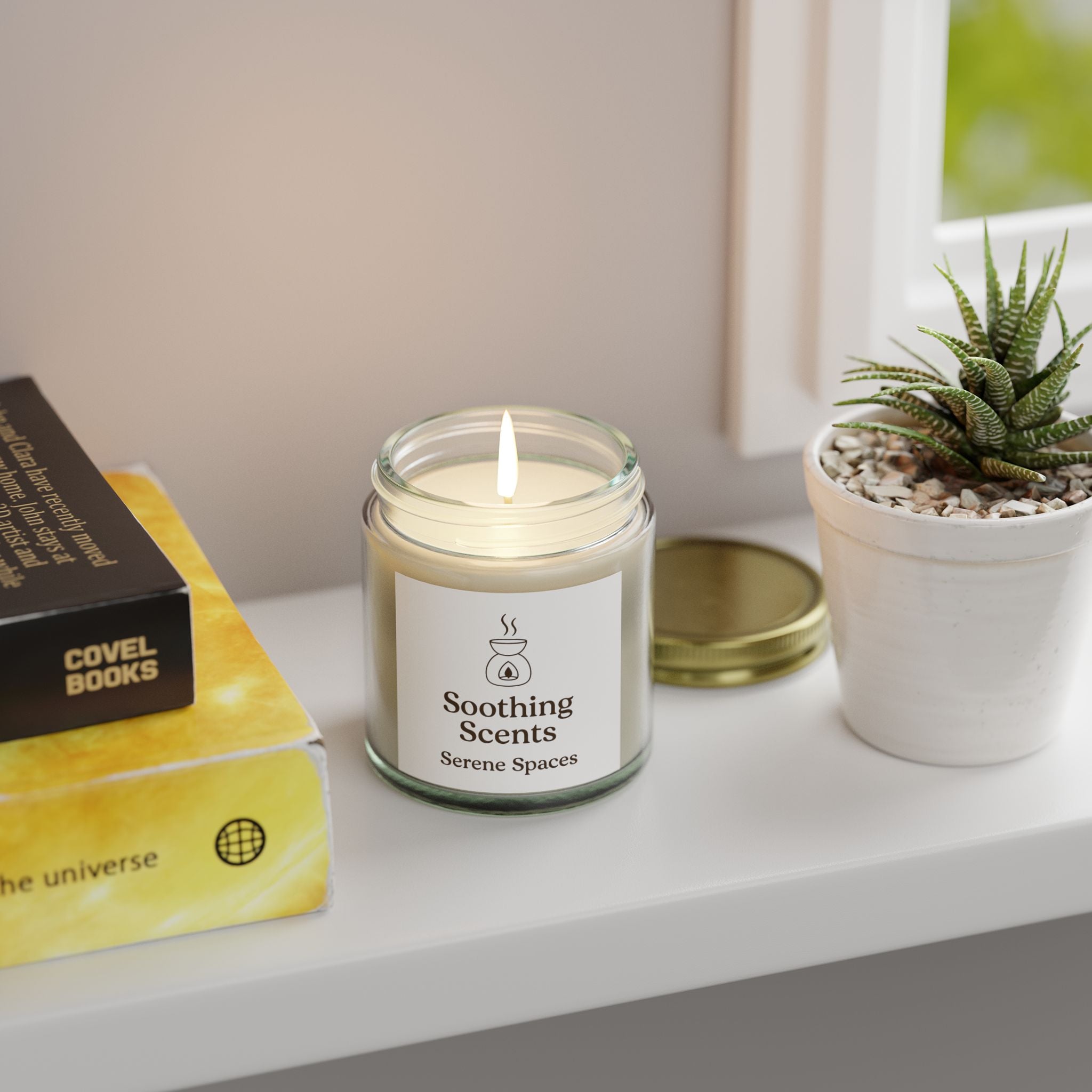 Scented Candles, Elderly Grandparents Gift, Coconut Apricot Wax Candle, Warm Memories, Cozy Atmosphere, Relaxing Aromatherapy, Holiday