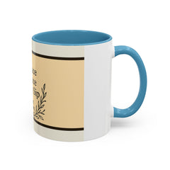 Comforting Accent Coffee Mug - Embrace Peace, Perfect Gift for Seniors, Home Decor, Relaxation, Tea Lover's Essential