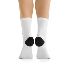 Motivational Socks - One Step at a Time -  Recycled Poly Socks for Comfort and Inspiration, Perfect for Daily Wear, Gifts, Wellness, and Eco-Friendly Living