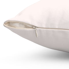 Valentine's Day Pillow— Square Spun Polyester Pillow for Seniors