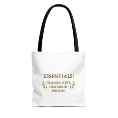 Essentials Tote Bag - Perfect for Grandma, Stylish Shopping, Beach Days, Gifts for Her, Personalized Bag