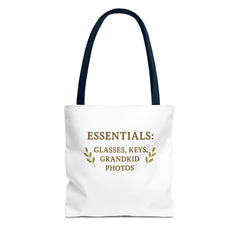 Essentials Tote Bag - Perfect for Grandma, Stylish Shopping, Beach Days, Gifts for Her, Personalized Bag