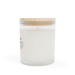 Frosted Glass Candle — "Love Is in the Little Things" Scented Candle, 11oz