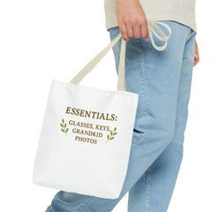 Essentials Tote Bag - Perfect for Grandma, Stylish Shopping, Beach Days, Gifts for Her, Personalized Bag